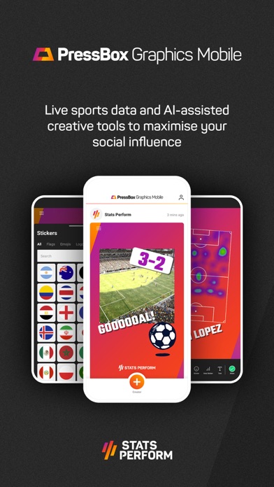 Opta Graphics Mobile Screenshot