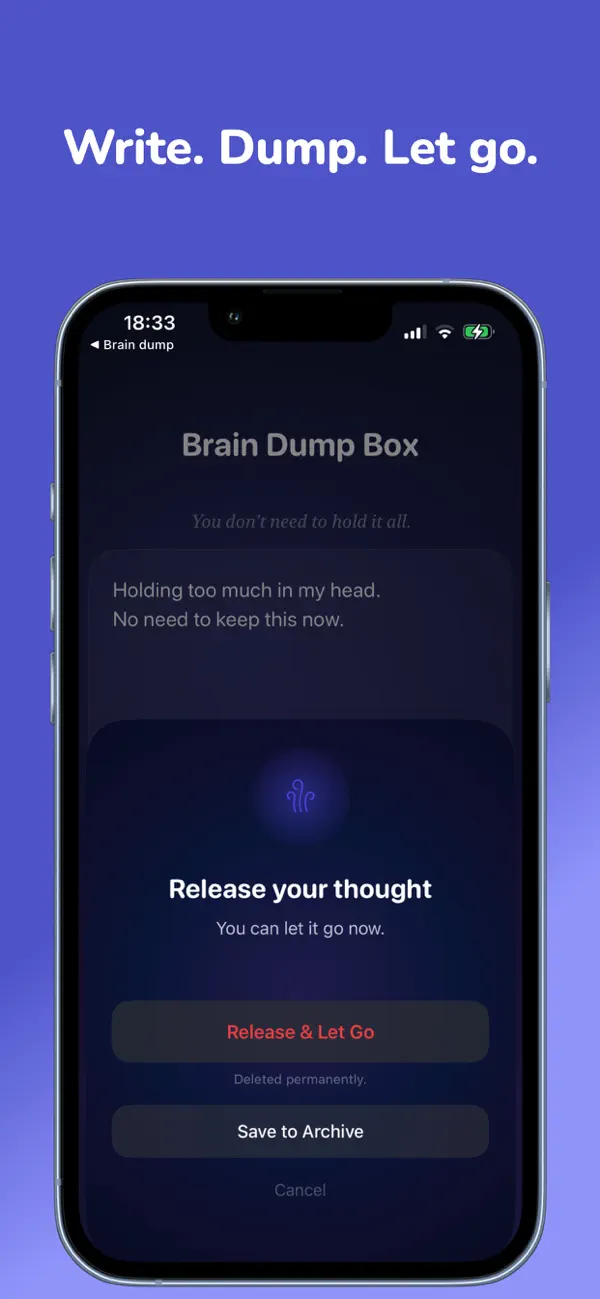 Screenshot #3 pour Brain Dump Box