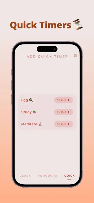 My Clock: Pomodoro Focus Timer screenshot 3