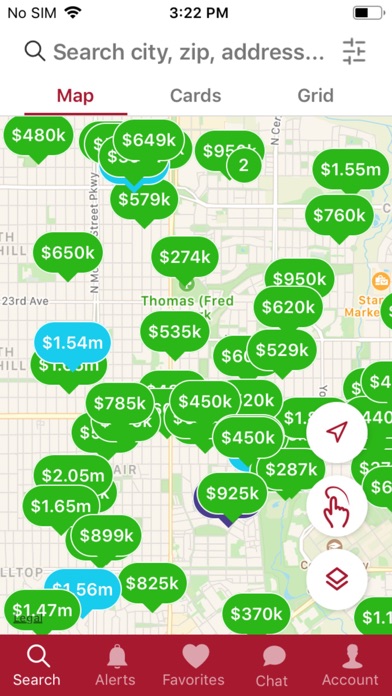 Kittle Home Search Screenshot