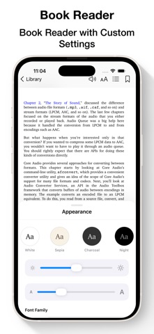 EpubReader - EPUB Book Reader iPhone screenshot