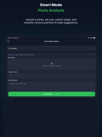 NutriAssistant AI iPad screenshot