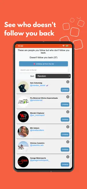 NoFollow - Who unfollowed me screenshot 2