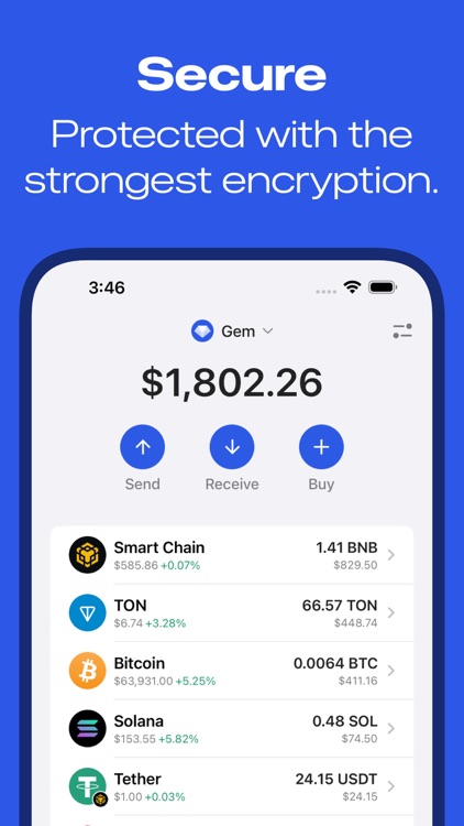 Gem Wallet - Bitcoin & Solana