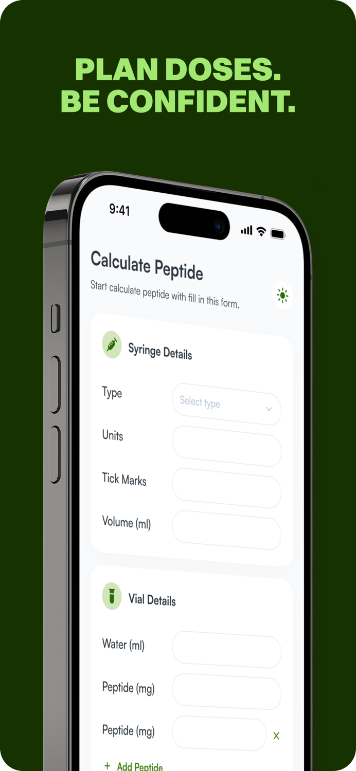 Peptide Calculator App