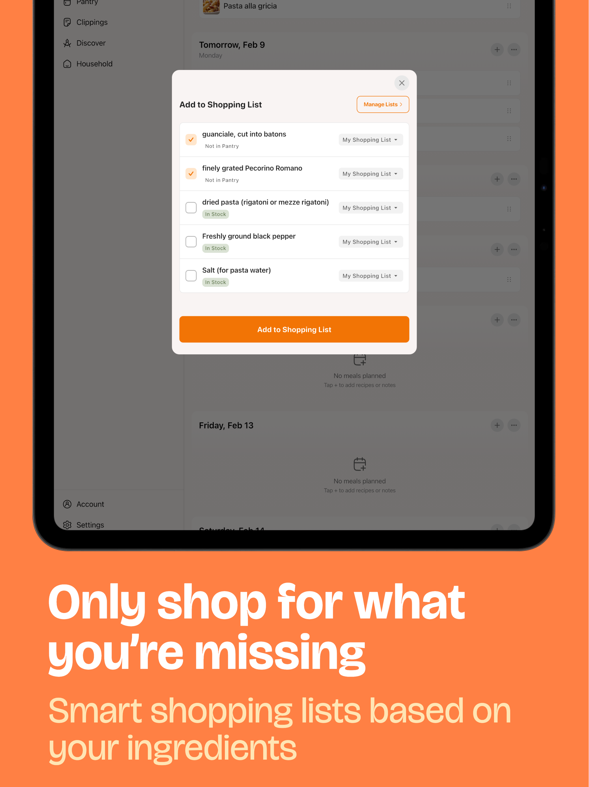 Stockpot: Recipe Manager