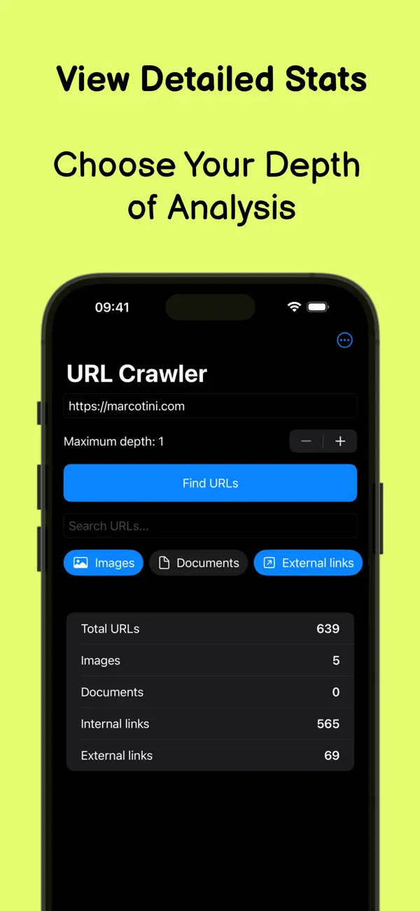 Screenshot #3 pour URL Crawler
