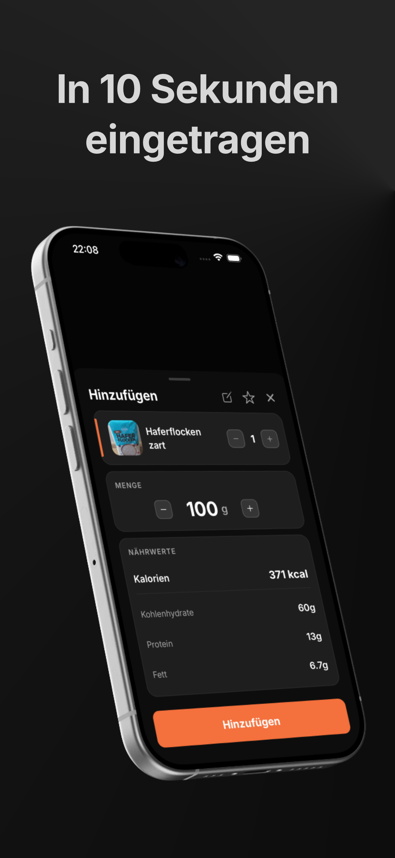 BULKR: Kalorien Tracker
