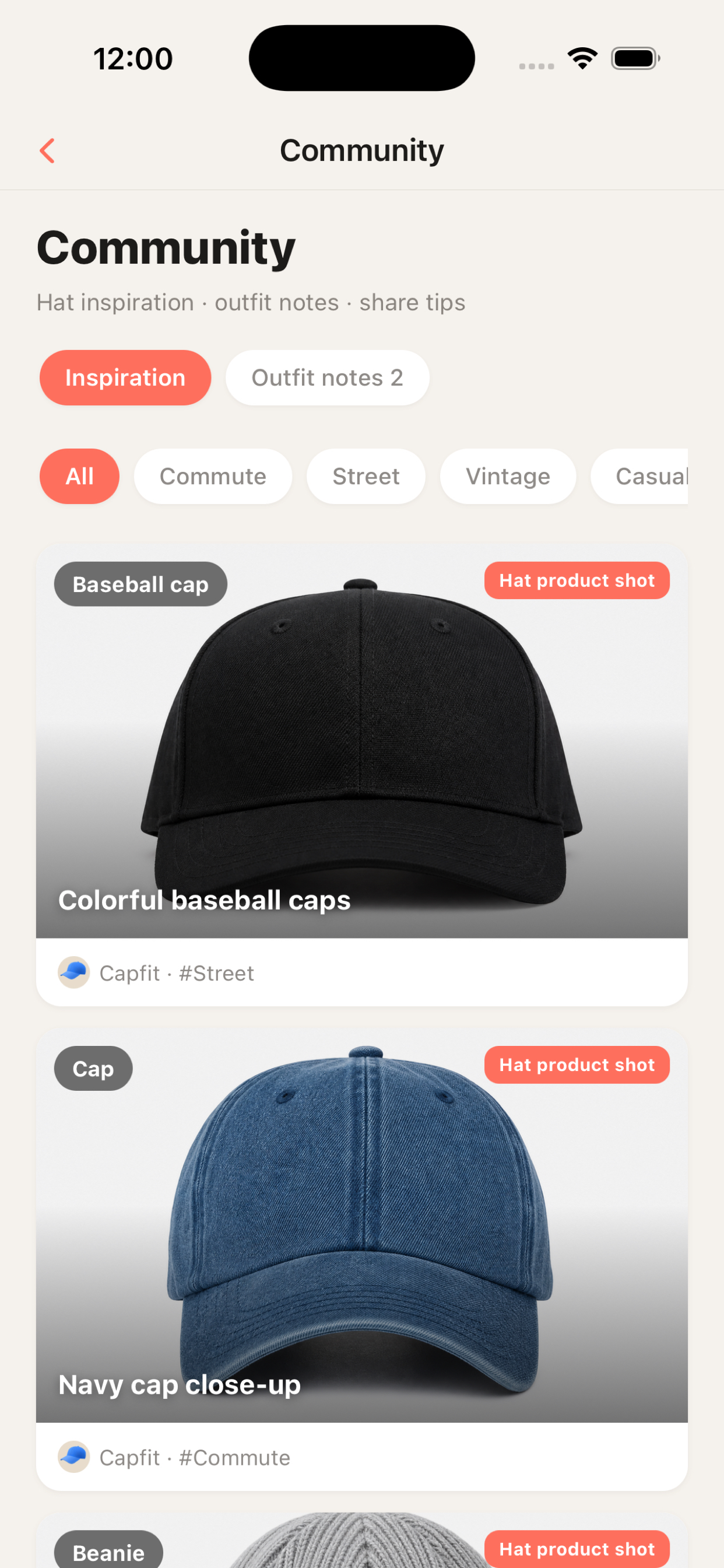 Capfit-Hat screenshot 3