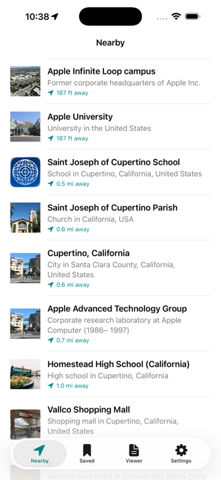 WikiRadius Screenshot 1 of 6