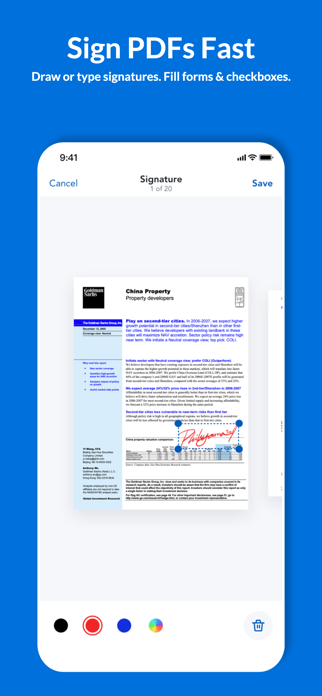 PDF Scanner - Fill & Sign Docs Screenshot 6 of 7