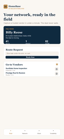 Real Estate Related: Home Base iPhone screenshot