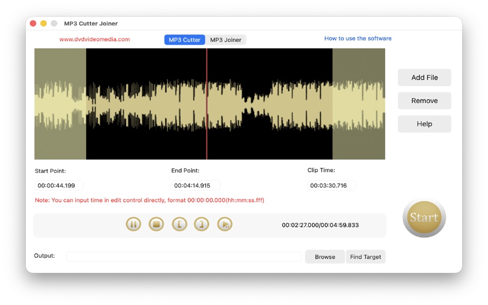#2. MP3 Cutter Joiner:Lossless (macOS) 由: 一舟 叶