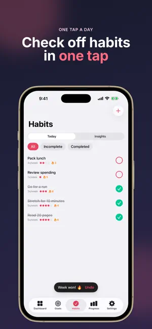 Goal OS: Goal & Habit Tracker screenshot 3