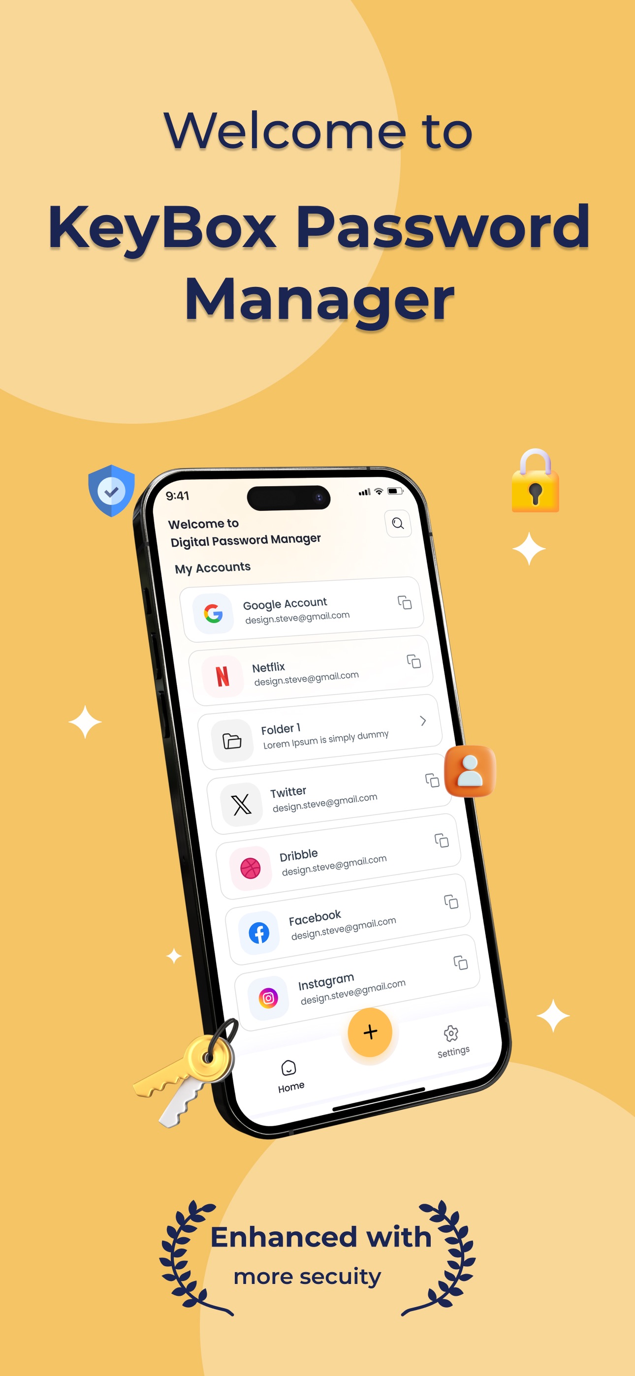 KeySafe - Password Manager screenshot 1