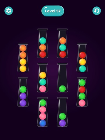 Ball Sort Color Sort Game iPad screenshot