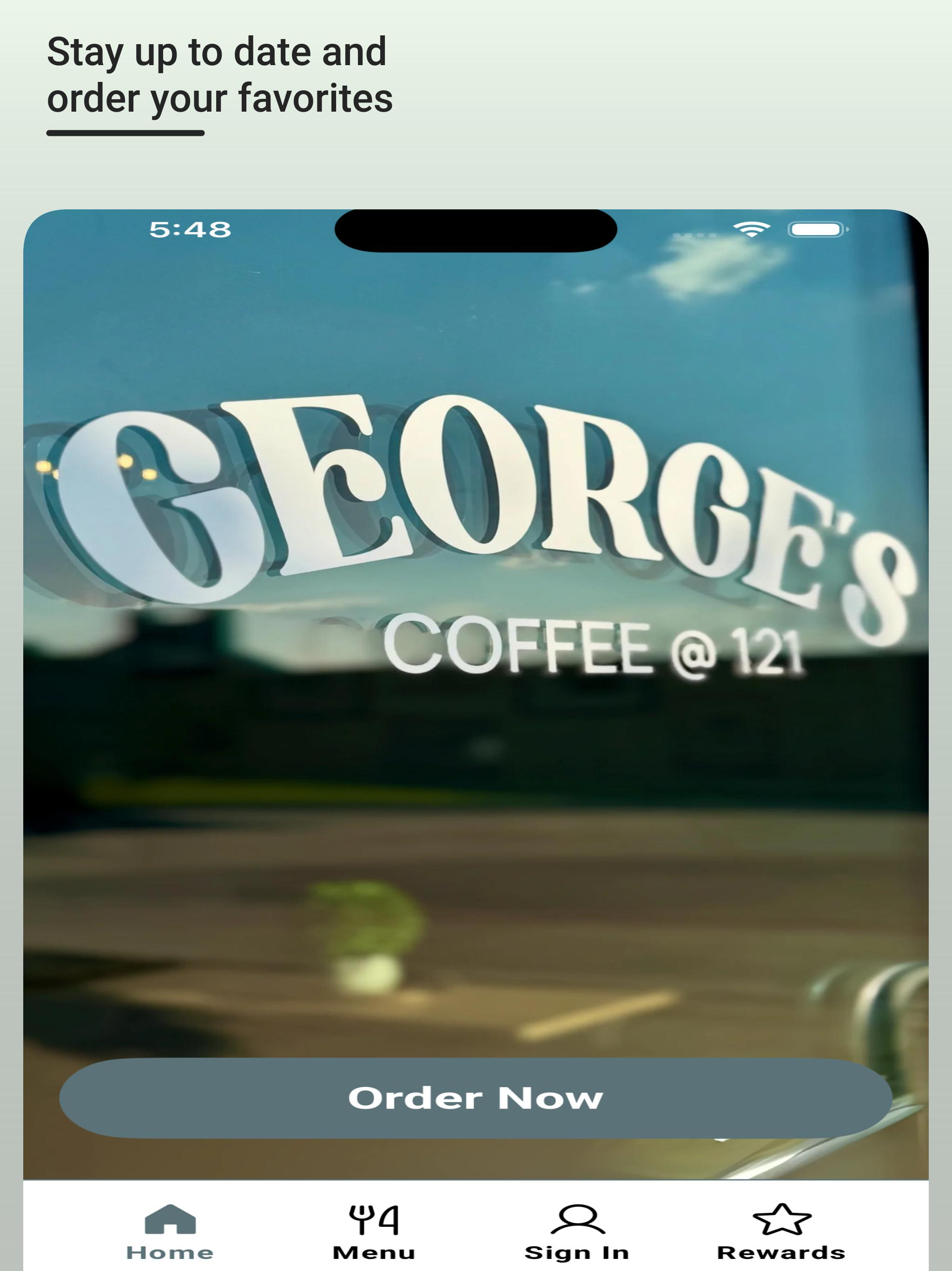 George's Coffee @121 screenshot 8