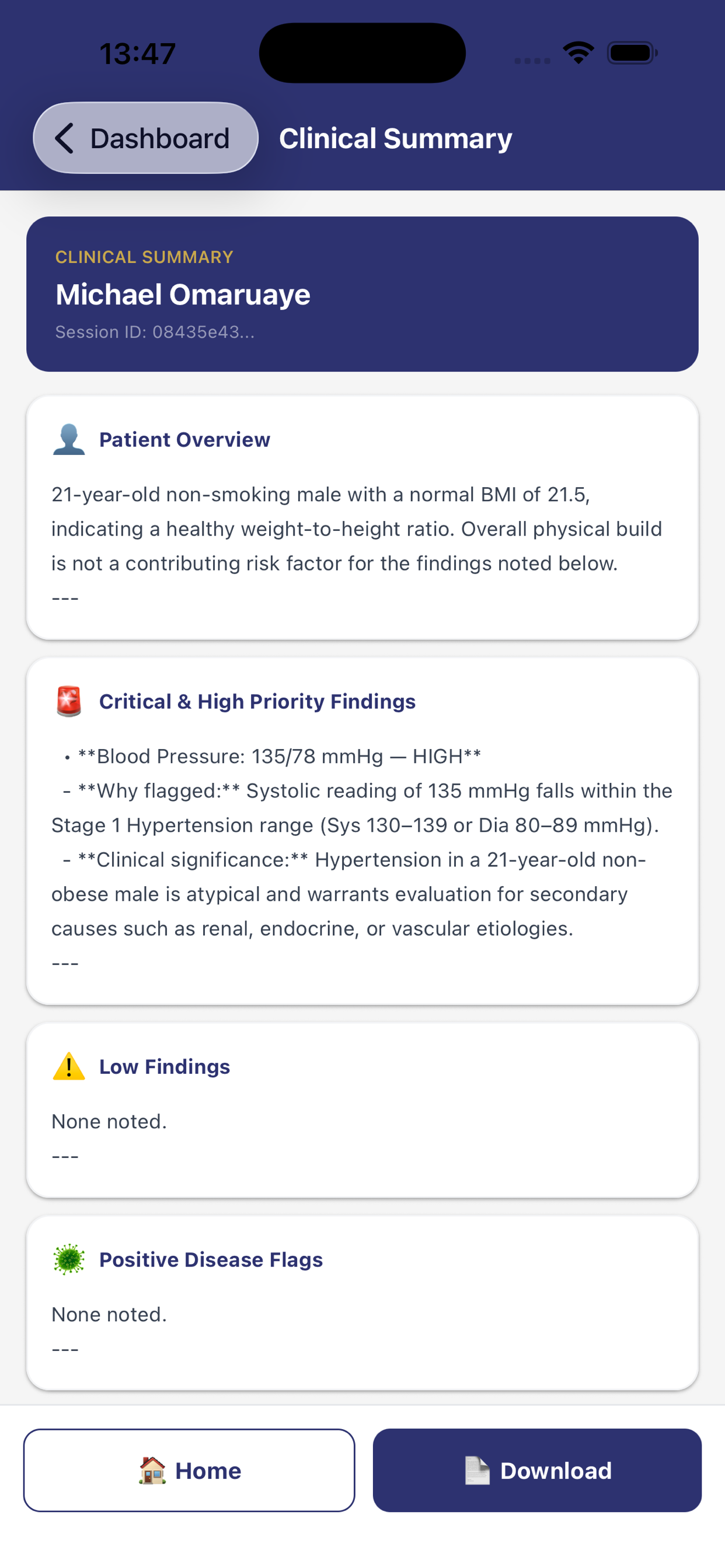 NHP HealthCheck screenshot 5