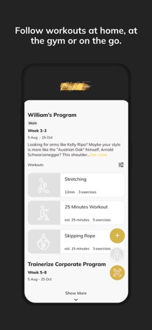 BBFit App screenshot