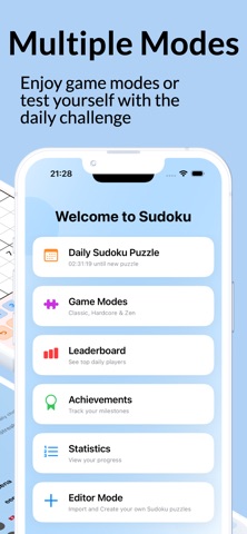 Sudoku: Daily Brain Workout iPhone screenshot