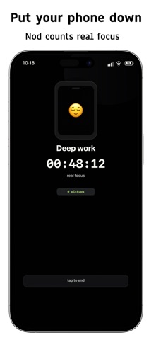 Nod: Phone Pickup Tracker screenshot