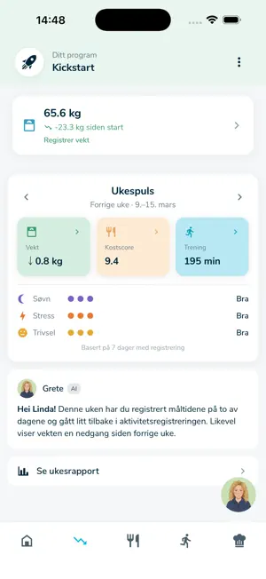 Grete Roede – Vektkontroll screenshot 2