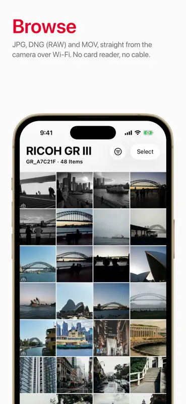 GR Snap - Ricoh GR Image Sync screenshot 2 of 6