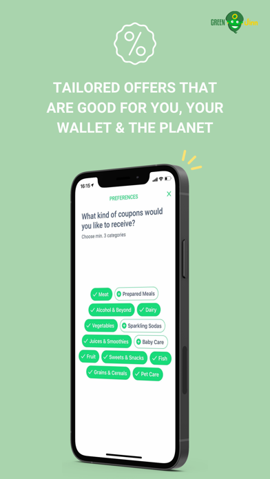 GreenJinn Cashback App Screenshot