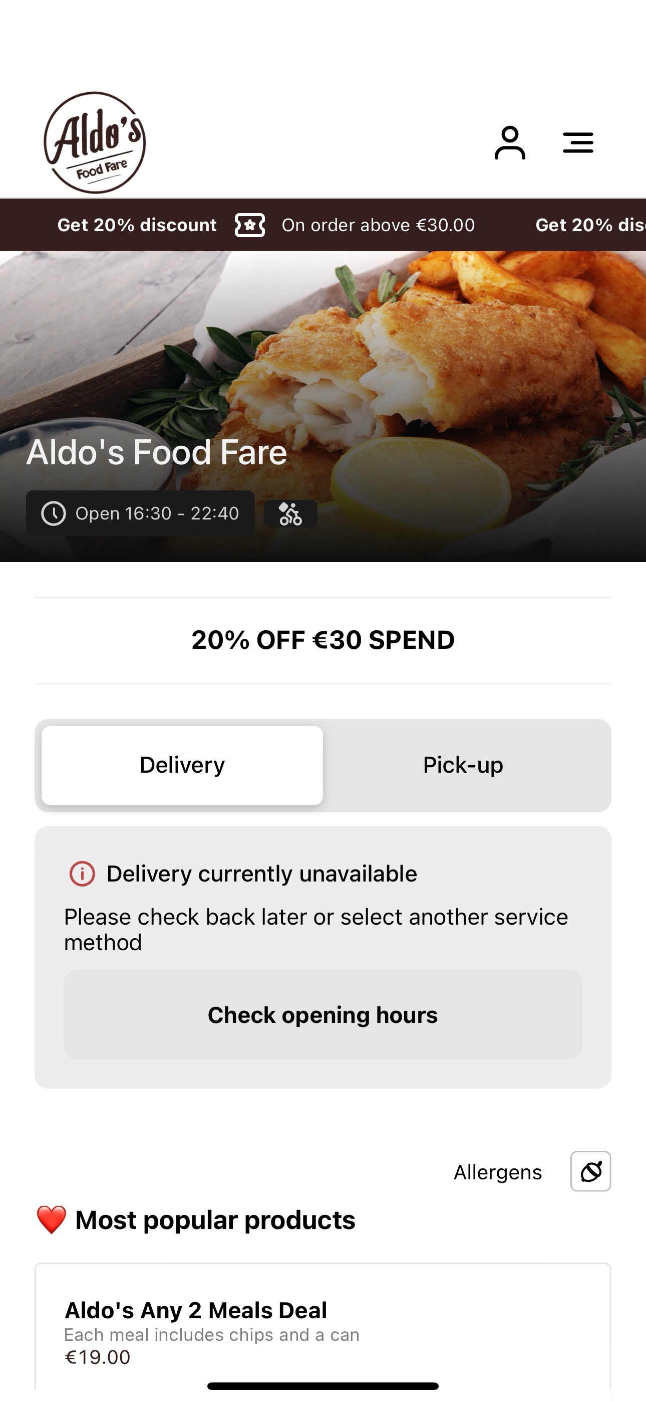 Aldo's Food Fare screenshot 3