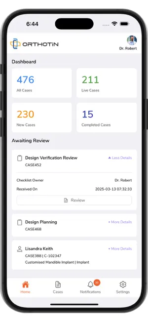 OrthoTin screenshot 2