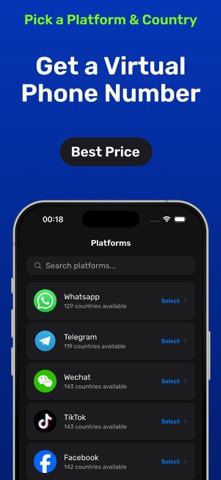SMS io: Second Phone Number screenshot