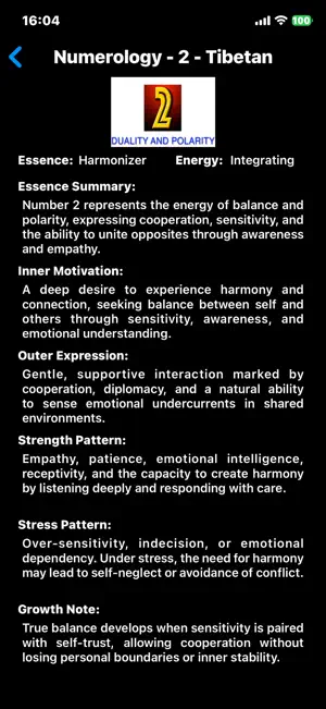 Numerology screenshot 2