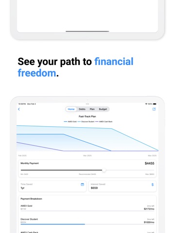 PayAway: Debt Payoff Planner iPad screenshot