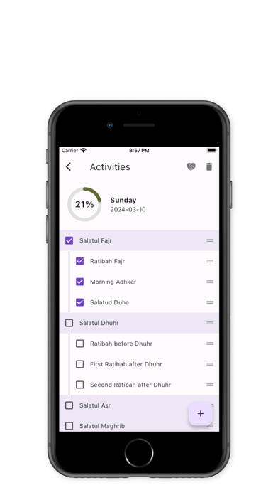 Muslim Assistant - Planner Screenshot