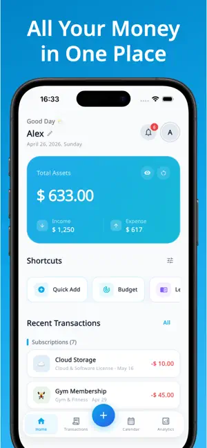 Money Management - Budget screenshot 1