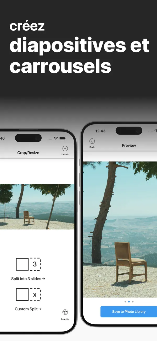 Screenshot #3 pour Perfect Crop: Diviser Photos