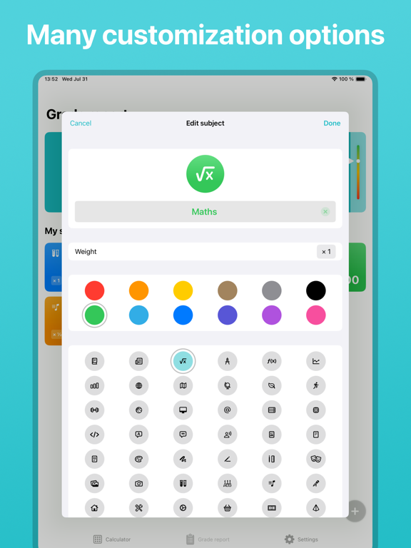 GPA Calculator: GradeGuru iPad screenshot 4 - Education app