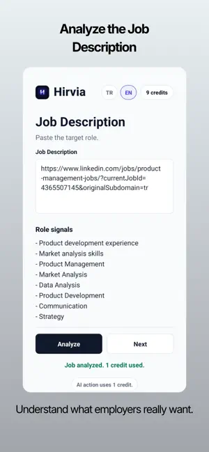 Hirvia – CV & Job Application screenshot 1