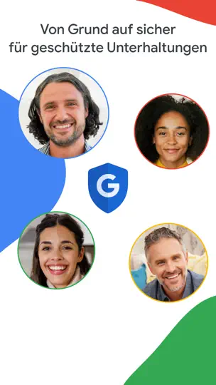 Screenshot von Google Meet auf dem iPhone 6