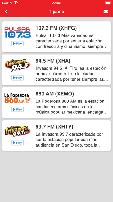 Uniradio Screenshot