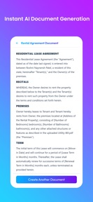 AI Legal Document Generator screenshot