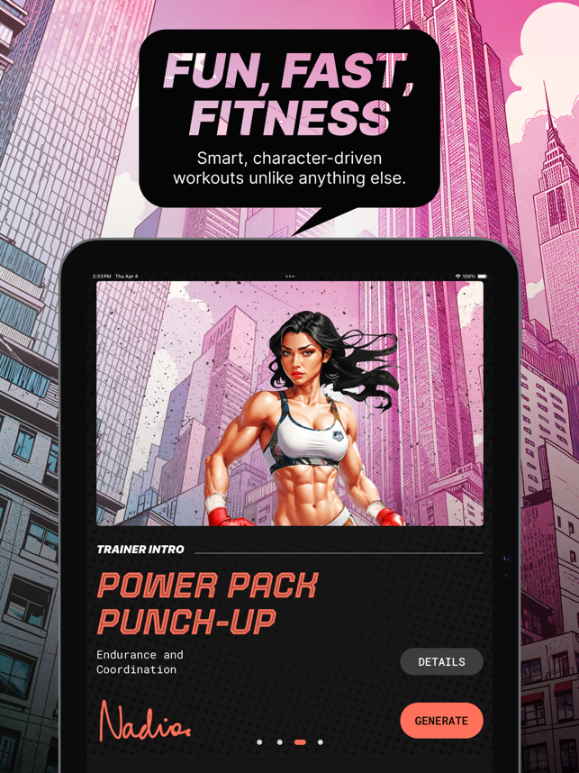 ‎FitMachine: Legends of Fitness Screenshot