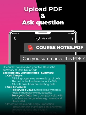 Chat AI - Chat, Learn & Create iPad screenshot