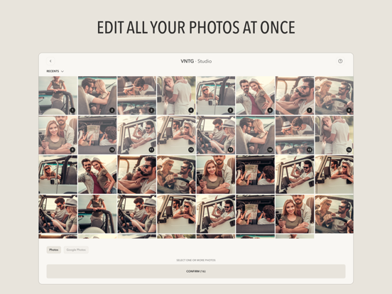 VNTG: Vintage Photo Editor iPad app afbeelding 2