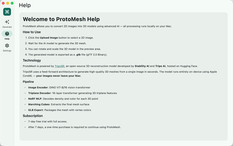 ProtoMesh iPhone screenshot