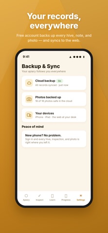 Apiara iPhone screenshot