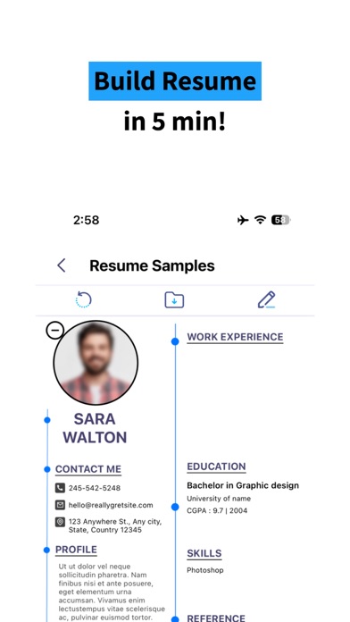 ResuME Maker - CV Jobs Builder Screenshot