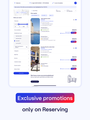 Reserving iPad screenshot 3 - Travel app