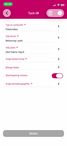 Tyck till app screenshot 3