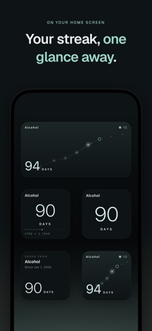 Committed: Sobriety Tracker iPhone screenshot